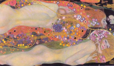 Water Serpents II (Friends) by Gustav Klimt